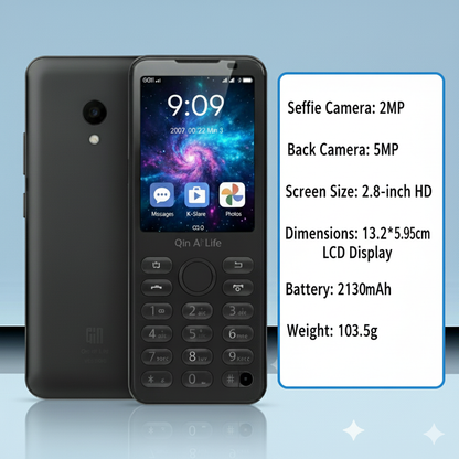 Qin F21 Pro Mobile Phone with Basic Kosher App Store